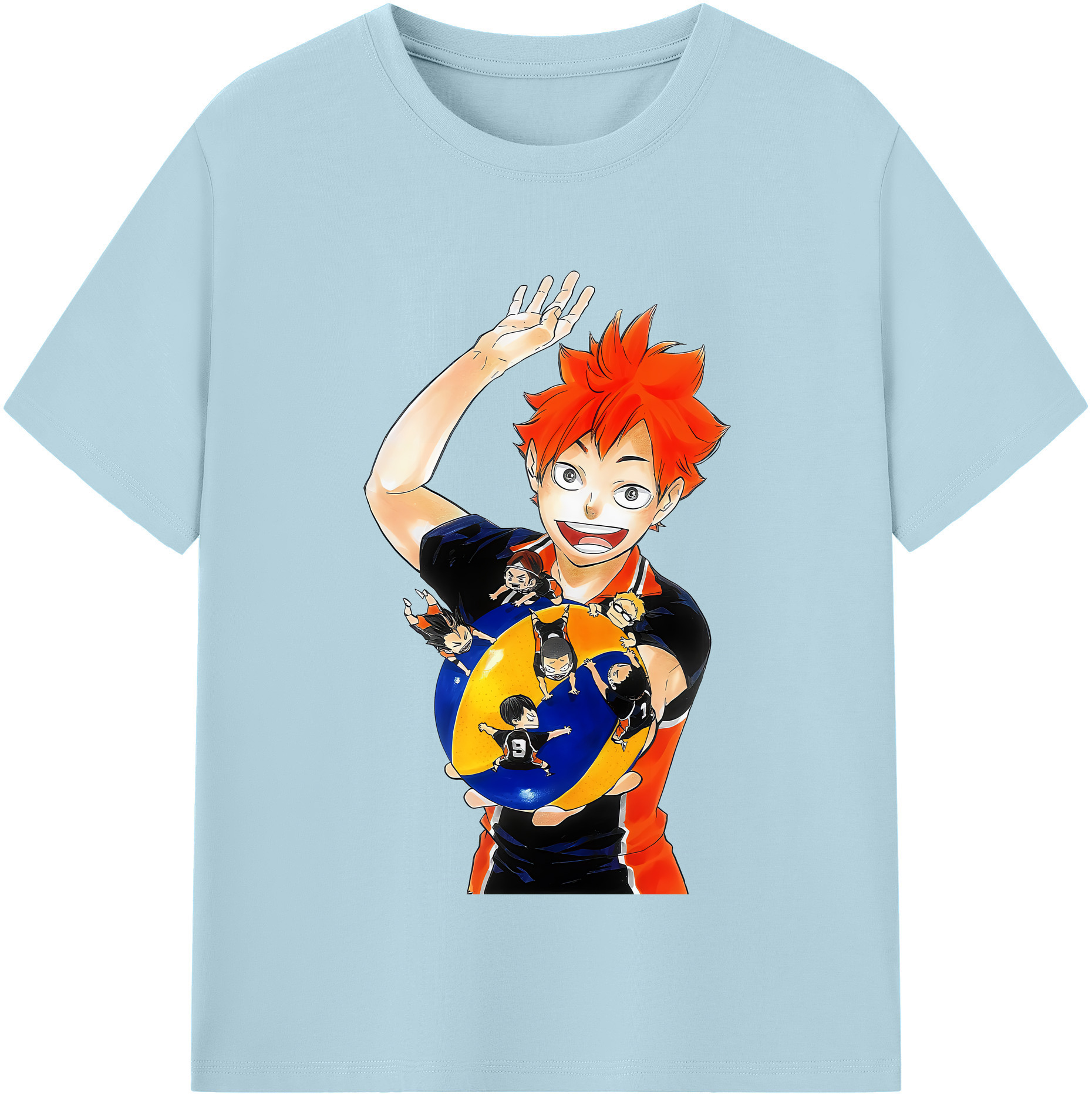 （画像用） ハイキュー!! Haikyu!! 綿100％半袖Tシャツ（フロントプリント）